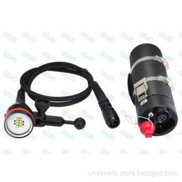 DH160 6500 Lumens Underwater Video Lights , Red / UV Light